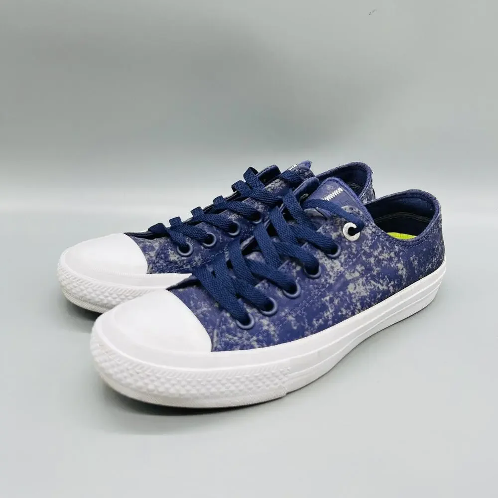 Converse Shoes Women 7 Blue Purple All Star Low Top Sneaker Casual Comfort